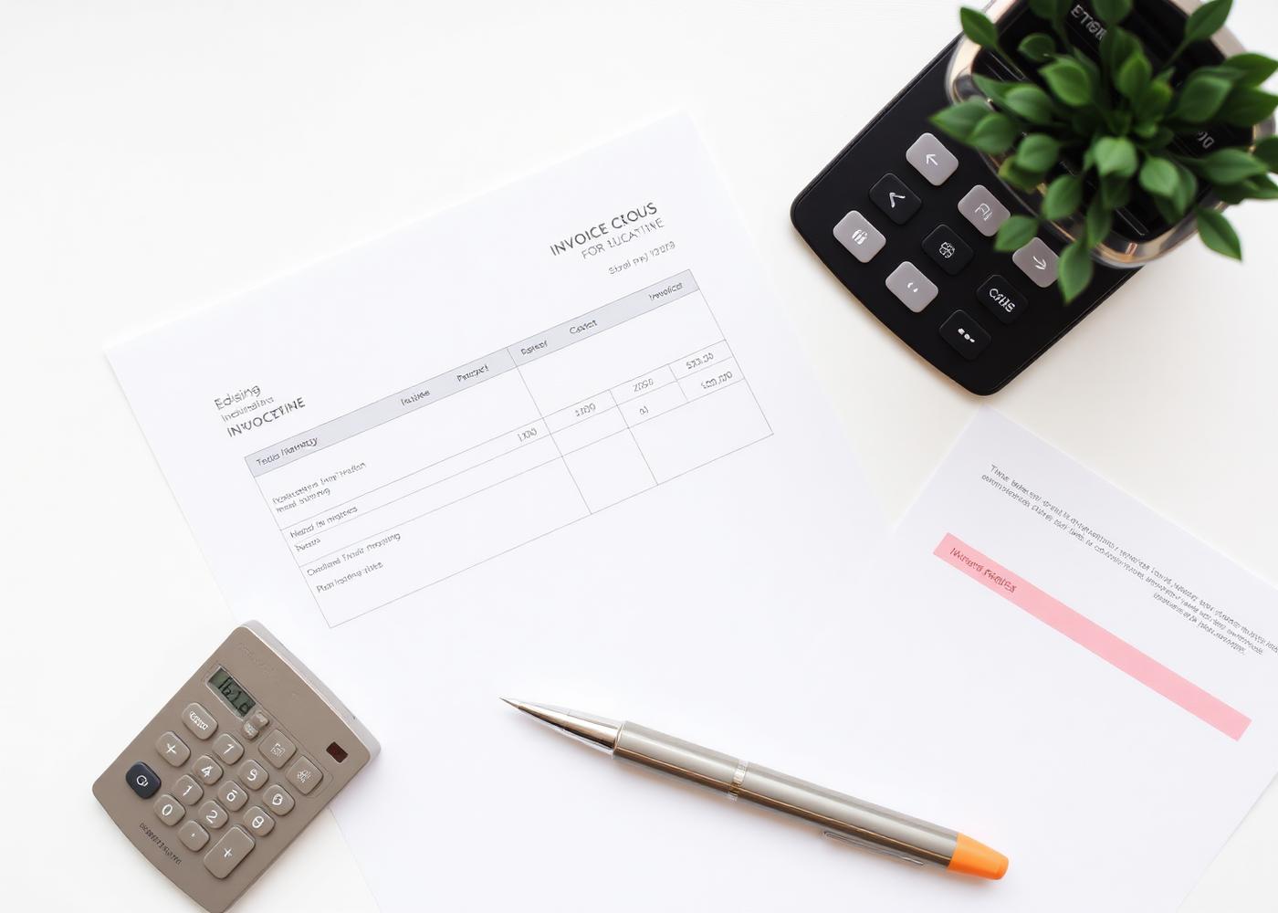 Administratie op een bureau